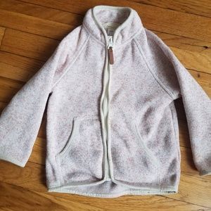 Pink patterned zip up from h&m